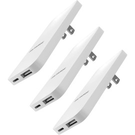 Galvanox Ultra Thin 20W USB-C Flat Wall Charger 3 Pack