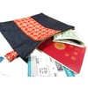 Japanese Modern Tatami Edge and Denim Pouch Made in Japan