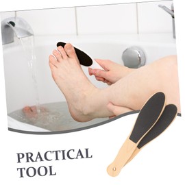 Mikinona Foot Scraper Callus Removal Tool Dead Skin Remover Foot File Wood Pedicure Supplies for Men Women