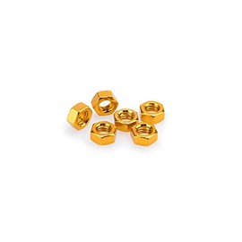 Puig 0863 G Blister 6 Nuts M8 – Gold