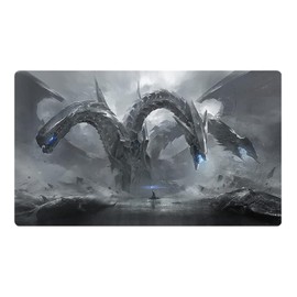 Mlikemat Playmat ZD014-723-K Cyber End Dragon TCG CCG Trading Card Game, Zoneless Mat + Free Bag