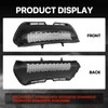 KARPAL 6PCS Front Upper Lower Grille LED Fog Lights Set