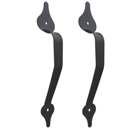 VivaLight 2-Pack 11-Inch Heavy-Duty Steel Barn Door Handle – Unstoppable Grip for Gates, Sheds & Cabinets – Matte Black Pull with a Powerhouse Design – DIY Installation with Screws Included