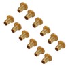 500Pcs Hollow Rivets Through Hole Copper Hollow Rivets Grommets Double