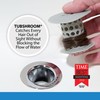 TubShroom the Revolutionary Tub Drain Protector Hair Catcher/Strainer/Snare, Gray (TSGRA454)