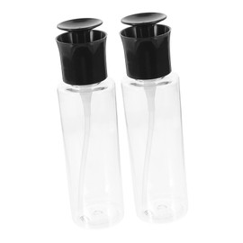 WOONEKY 2pcs Portable Leak Lotion Dispenser Pump Bottle Refillable Travel Cream Container for Cosmetics and Shampoo Capacity and Easy to Use