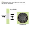 uxcell Flush Pull Ring Handle 40.5x11mm, Plane Drawer Door Pull,