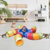 Depets Cat Tunnel for Indoor Cats, 5 Way Large Cat