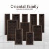 Decor Grates AJH214-RB Oriental Floor Register, 2x14 Inches, Rubbed Bronze