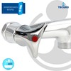 tecuro Tap Top 3/8 Inch with Three-Star Handle for Fittings