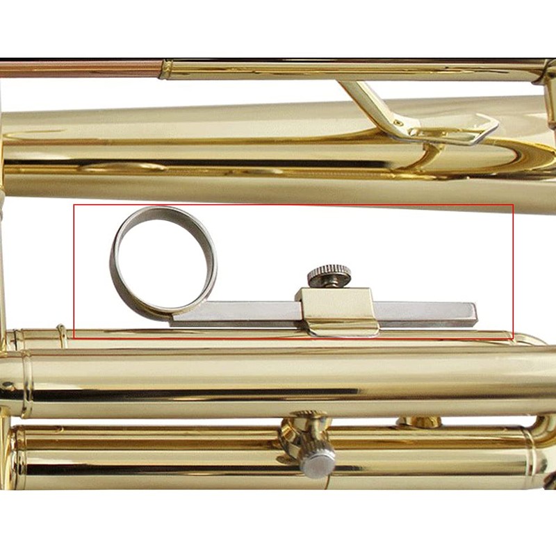 Alnicov 75mm Trumpet Valve Slide Finger Ring and screw for
