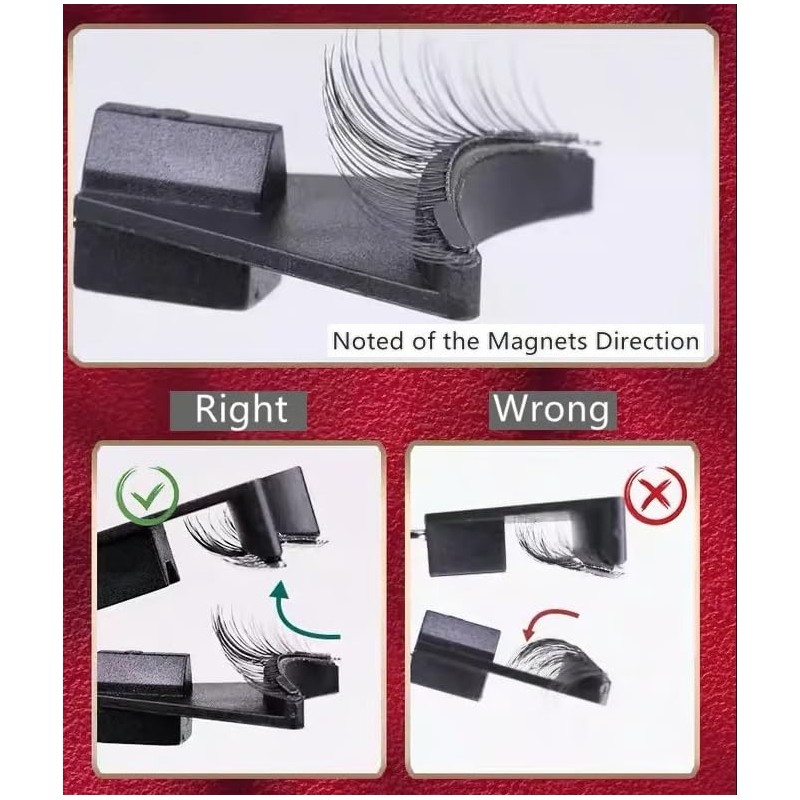  Marvulur Magnetic Eyelashes, Marvulur Reusable Magnetic Eyelash Kit, Natural
