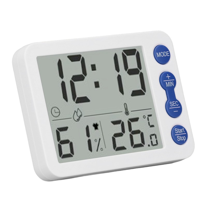 Indoor Digital Temperature Humidity Meter Multifunctional Electronic Thermometer Hygrometer with
