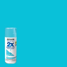 Rust-Oleum Rust-Oleum 334095-6PK Painter's Touch 2X Ultra Cover Spray Paint, 12 oz, Satin Seaside, 6 Pack