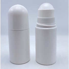 Portable dispensing roll-on empty bottle 50ml lid ball rolling cylindrical mini empty container small liquid dispensing roller ball / 휴대용 소분 롤온 공병 50ml 뚜껑 볼 롤링 원통형 미니 빈통 작은 액체소분 롤러볼