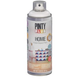 Pintyplus Home Spray Paint - 11oz, Neutral White - Low Odor, Low VOC, Matte Finish, Water Based, Ideal for Indoor Spray Paint Projects, Pack of 6