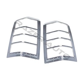 Razer Auto Chrome LED Tail Light Bezel w/Turn Signal and Brake light for 07-14 Jeep Patriot