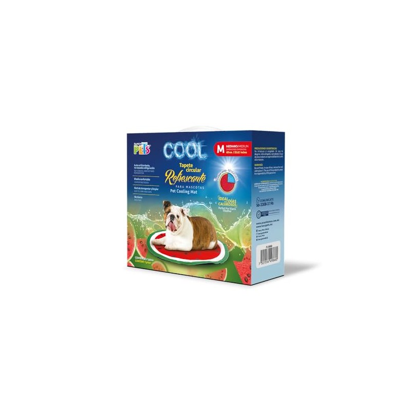 Fancy Pets TAPETE REFRESCANTE Circular Med Sandia Cool