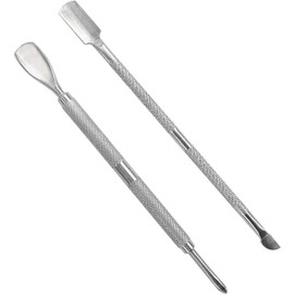 3 Pcs Stainless Steel Cuticle Pusher Cutter Remover Cuticle Cutter Stainless Steel Cuticle Cutter and Remover Best Nipper Nail Care Tool for Manicure and Pedicure