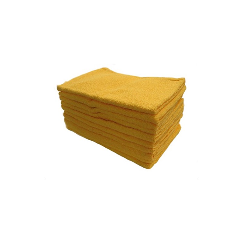 10 Long Towels (Yellow)