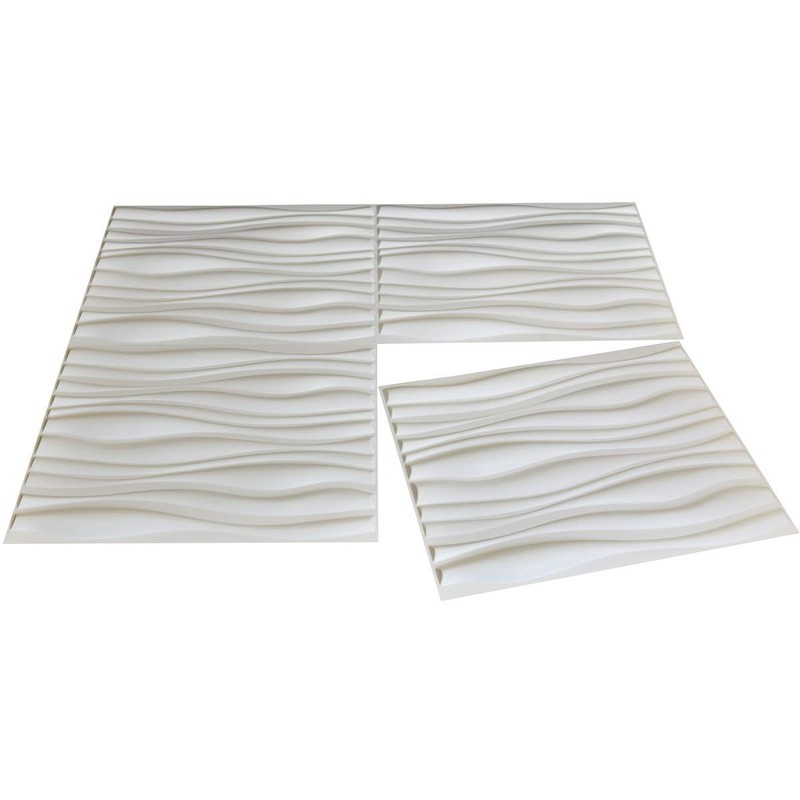 Art3d Decorative 3D PVC Wall Panel for Interior Décor, 6-Pack