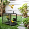 Bingopaw Large Metal Flight Bird Cage Playpen Cage with Hammock