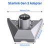 Starlink Gen 3 Pipe Adapter | 20mm-44mm Stake Holder Mounting
