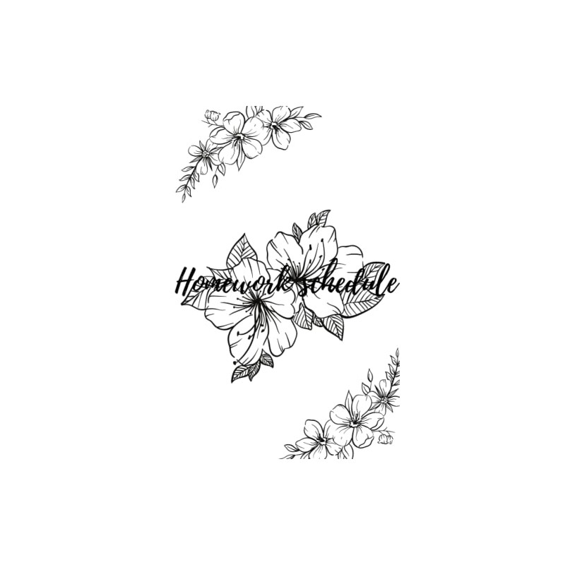 Notebook for your class schedule: Notebook for your class schedule