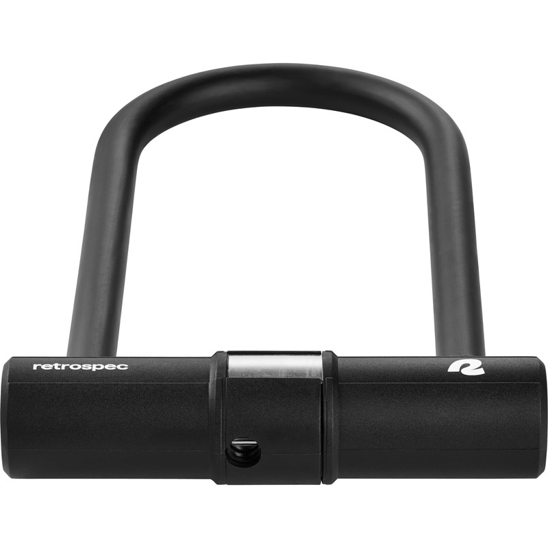 Retrospec Lookout Bike Lock with 14mm Hardened Steel U-Lock &
