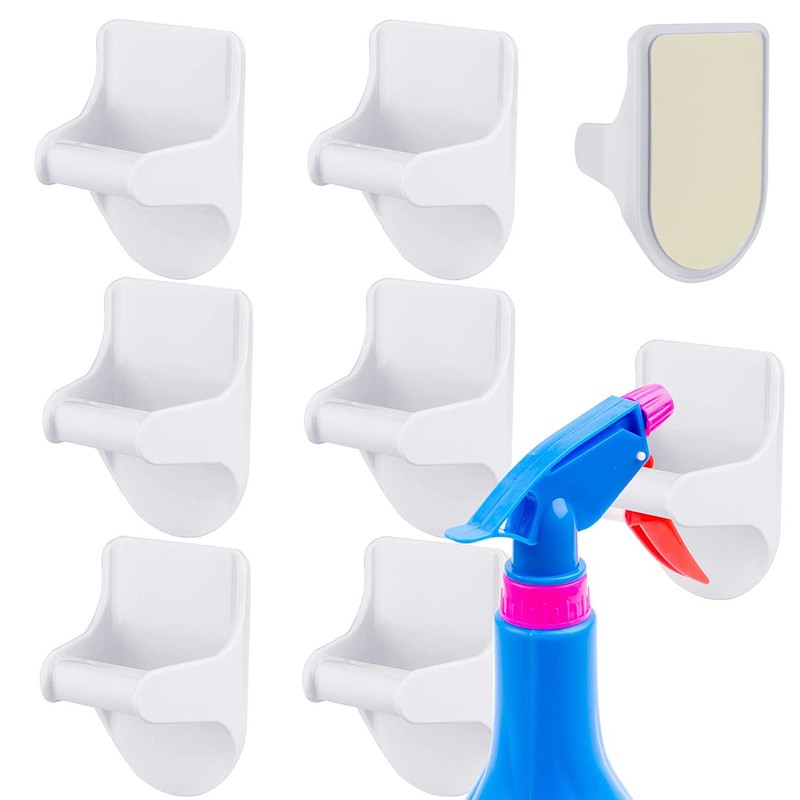 8 PCS Spray Bottle Holder ABS Save Space Strong Adhesive