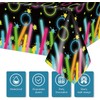 Wensdr 8 Packs Fluorescen Bar Birthday Party Tablecloths 130 x