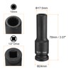 HARFINGTON 12-Point Deep Impact Socket 1/2 Inch Drive 10mm Metric