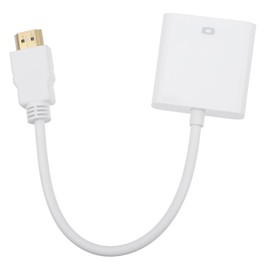 DOITOOL to Vga Conversion Cable Adapter Converter High-Definition Cable Adapter High- Definition Cable Adapter to Adapter Laptop Computer Multi Function Adapter Video Abs White