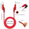 Cleqee 5 Pairs Stackable Banana Plugs Multimeter Test Lead Kit