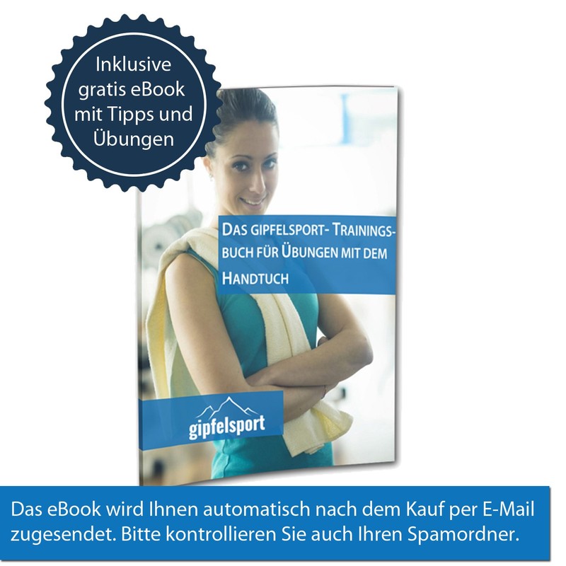 gipfelsport Microfibre Towel Set2 1x S(80x40cm) & 1x XL(180x80cm) Blue