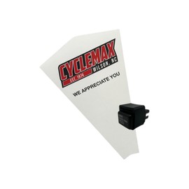 Cyclemax One Pack compatible with Yamaha Starter Relay Assembly 12R-81950-02-00 Contains One Starter Relay Assembly 12R-81950-02-00 and a Funnel