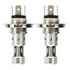 2 Pcs 100W H4 LED Motorcycle Headlight Bulb 360 Degree