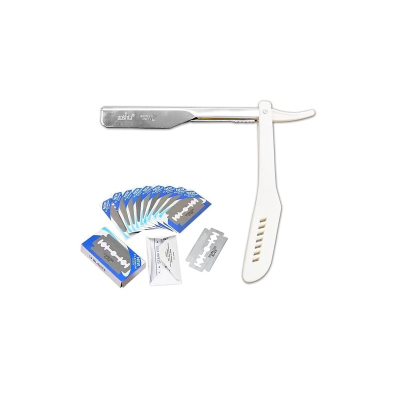 Porta Navaja Barbero/Razurar/Peluquero Aashta (blanco)