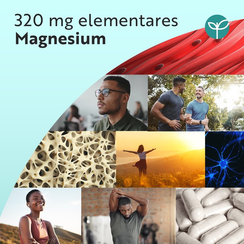 Magnesium Bisglycinate Capsules - Magnesium Glycinate - 320 mg Elementary