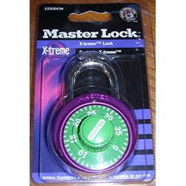 Master Lock 1530DCM Anodized Body Combination Lock