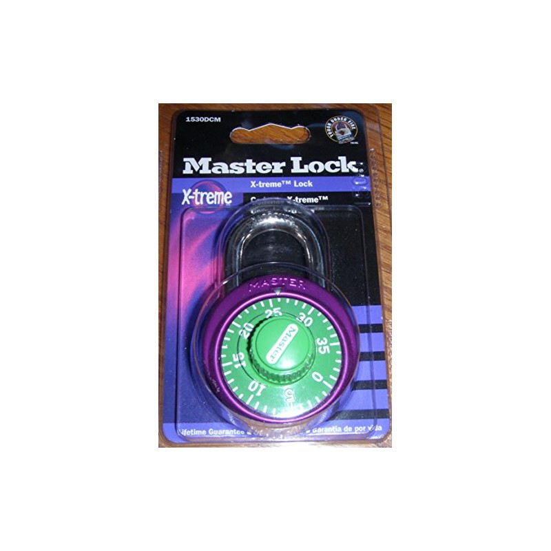 Master Lock 1530DCM Anodized Body Combination Lock