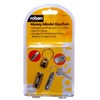Rolson 66915 Money Minder with Key Chain, Silver