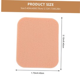 Healvian 10Pcs Makeup for Women Soft Square Cosmetic Applicators for Face Powder Dry Wet Use Includes and Skin Tone for Zone Makeup Application