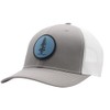 LINDO Trucker Hat - Pine Tree (Silver White w/Blue Patch)