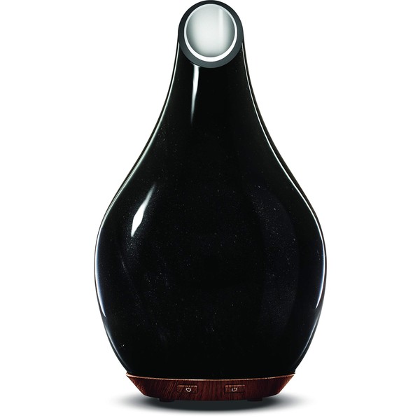 Greenair Nature's Remedy Lux Stella Essential Oil Diffuser for Aromatherapy, Black