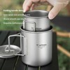 Ti artisan Titanium Pot Ultralight Titanium Cup Camping Cup Titanium
