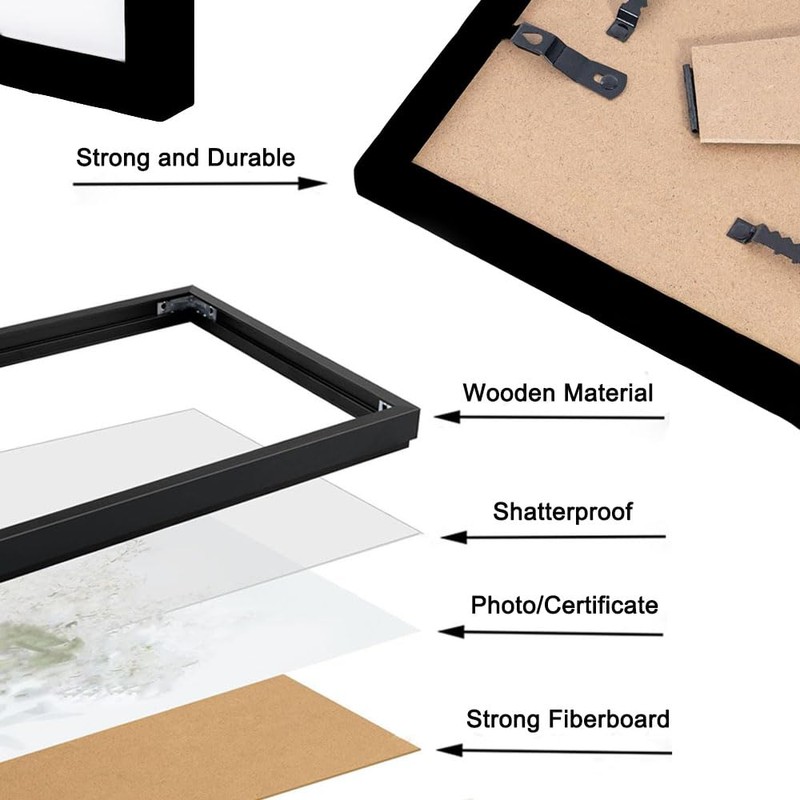 A4 Frame Picture Frame Photo Frame with Safe Perspex A4