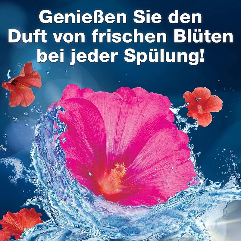 WC-Frisch Kraft Aktiv Duftspüler Blütenfrische, mit Lufterfrischer Effekt, 3er Pack