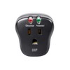 Monoprice 115877 1 Outlet Portable Mini Power Surge Protector Wall