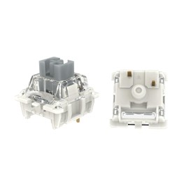 Gateron G Silver Pro 3.0 Switches Pre-lubed 3pin RGB SMD Linear Dust-Proof Single Spring Switch for Gaming Mechanical Keyboard (36Pcs, Pro Silver 3.0)